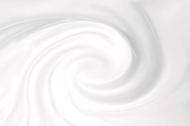 Fine white smooth cream Fine white smooth cream 3D cream cheese photos stock pictures, royalty-free photos & images