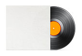 Vinyl LP record with paper sleeve