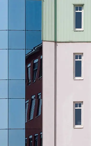 Windows of a modern building