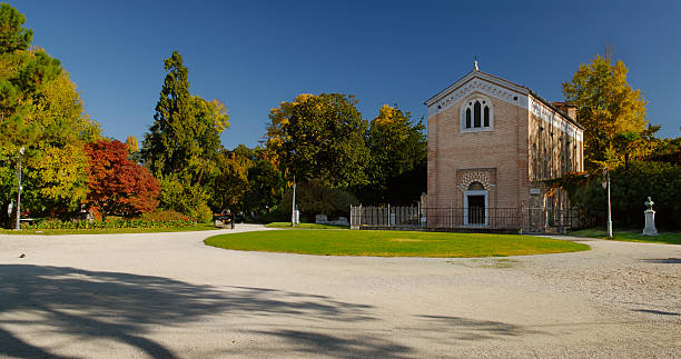 Camposanpiero (Pd), Italy,The Oratory of the Walnut, built in the fifteenth century, in the place where there was the walnut tree where St.Anthony lived