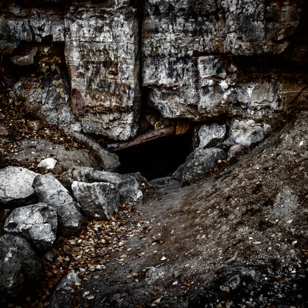 istock Entrance to the cave 1450517354