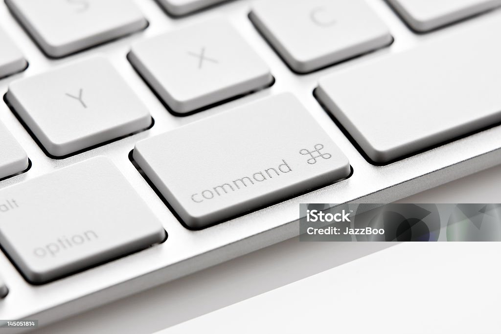 command key Aluminum Stock Photo