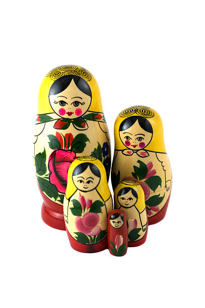 텍사스식 산란기 인형 - doll russian nesting doll nested family 뉴스 사진 이미지