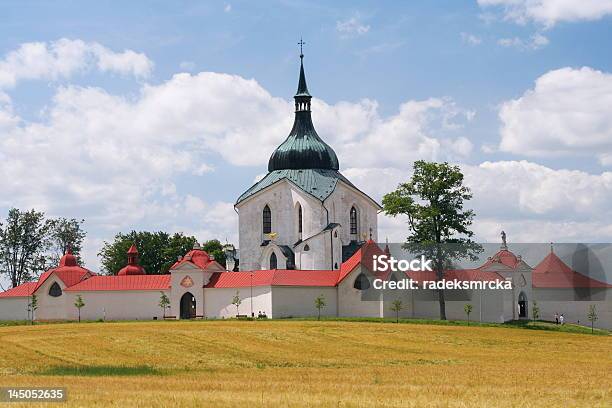 Pilgrimage Church 3 Stock Photo - Download Image Now - Church, Corn - Crop, Agricultural Field