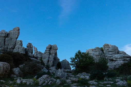 Torcal. This natural park is located near Antequera. Spain.