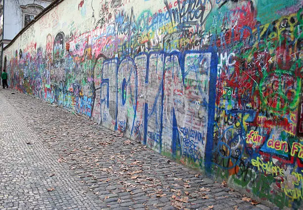 Photo of John Lennon Wall in Prague, Czech Republic