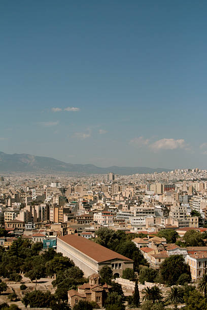 Athens City Centre stock photo