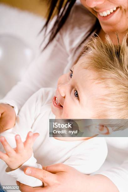 Little Boy Clapping Stock Photo - Download Image Now - Baby - Human Age, Clapping, Mother