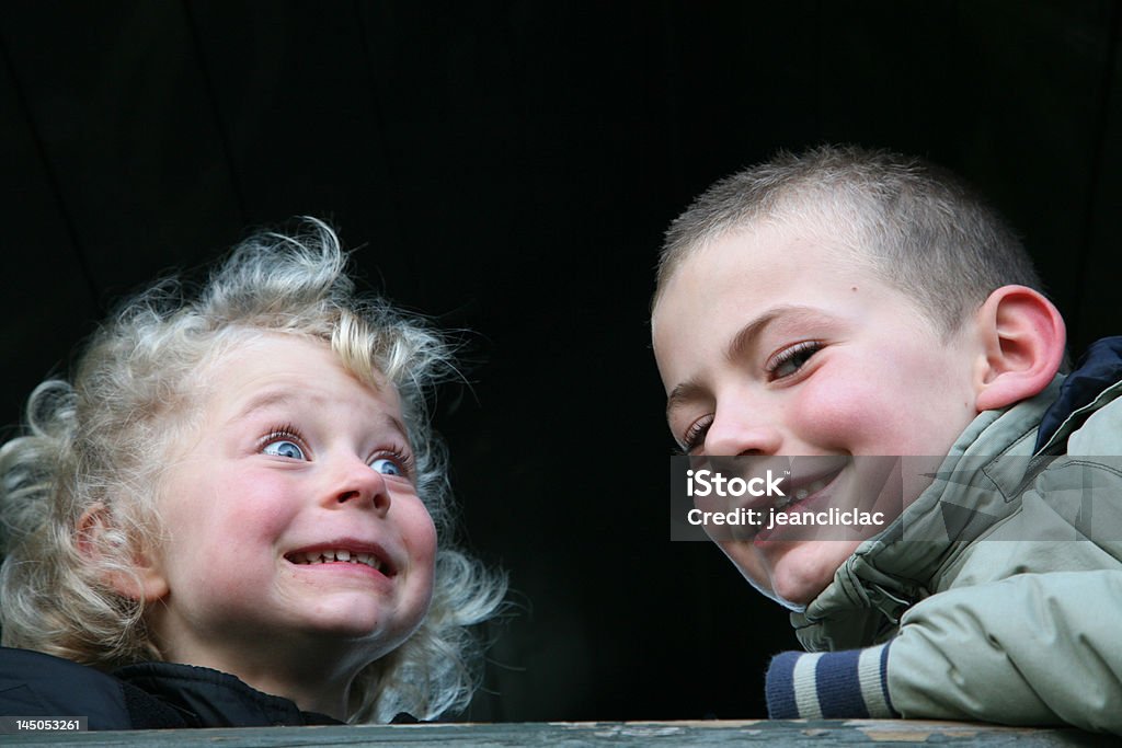 brother and sister brother and sister having fun Affectionate Stock Photo