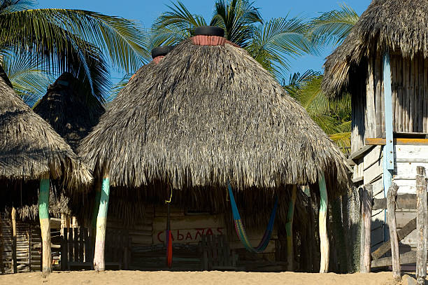 istock Cabana hut and hammock Puerto Escondido Pacific Coast Oaxaca 145053495