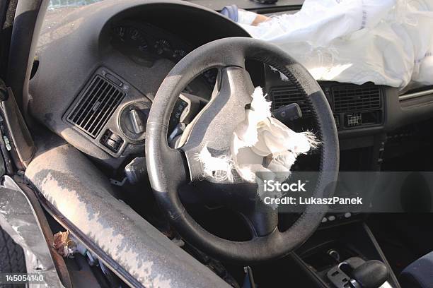 Closeup Of Car Wrack Stock Photo - Download Image Now - Airbag, Alcohol - Drink, Car