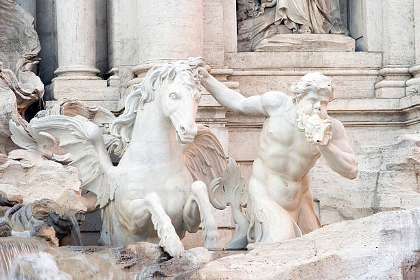 istock Trevi Fountain Triton 145055760