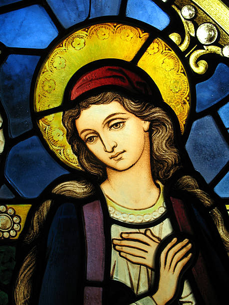 Virgin Mary-St. Peter's Church stock photo