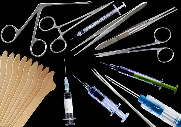 Various medical tools stock photo