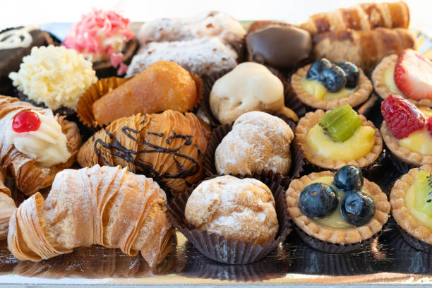 istock Various freshly pastries made by pastry chef 1450559940
