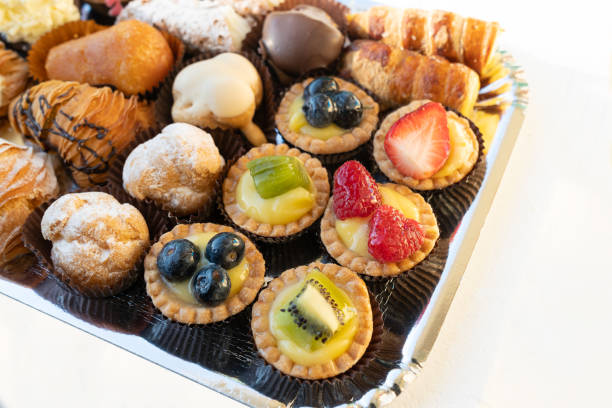 istock Delicious pastries made by pastry chef 1450559948