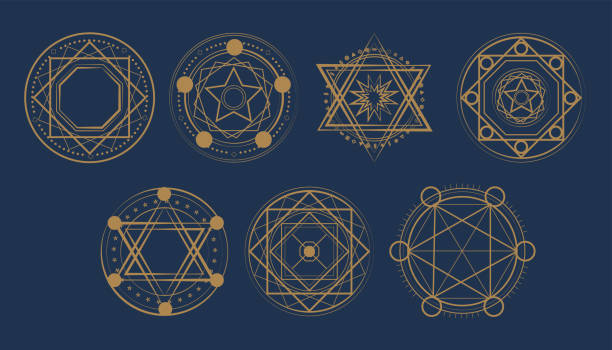 950+ Magic Circle Stock Illustrations, Royalty-Free Vector