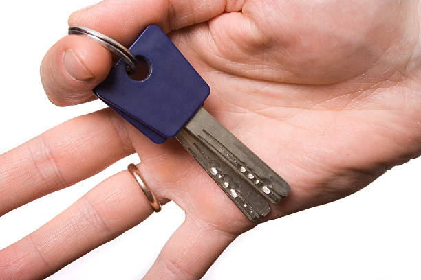 istock The man's hand with keys 145056108