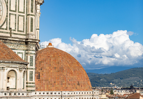 Metropolitan Cathedral Basilica of Santa Maria del Fiore (Duomo) at Florence in Tuscany, Italy