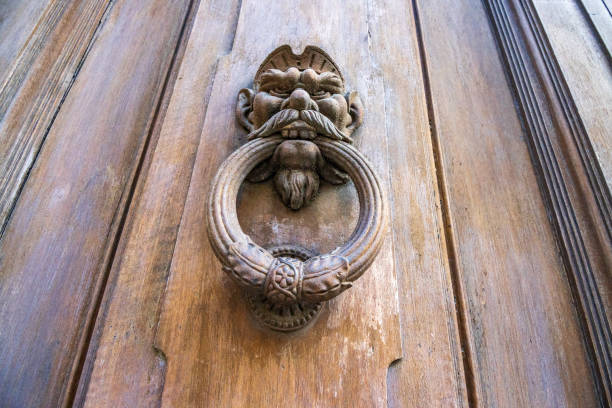 istock Door Knocker at Florence in Tuscany, Italy 1450567005