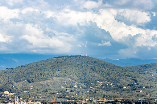Cumulonimbus Cloud over Florence at Tuscany, Italy