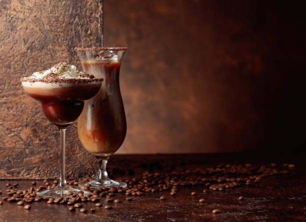 istock Cold coffee and chocolate cocktails. 1450568677