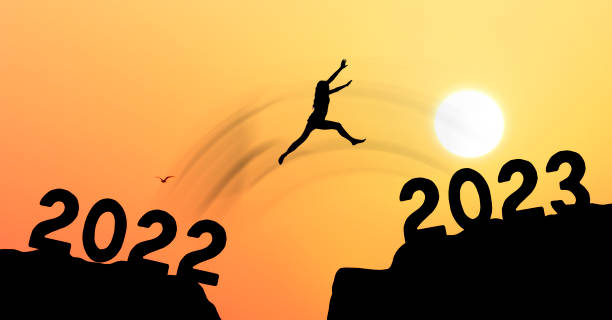 istock Jump from 2022 to the new year 2023 1450568795