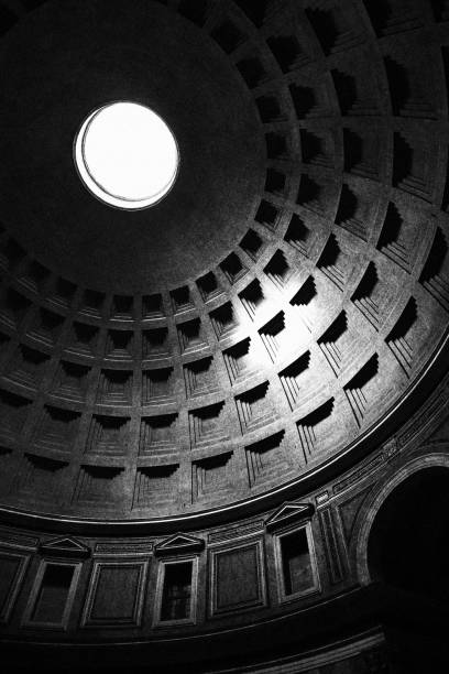 판테온 b&w - ancient rome pantheon rome church dome 뉴스 사진 이미지