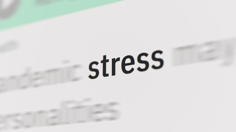 Stress in the article and text