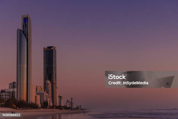 Gold Coast Sunrise Stock Photo - Download Image Now - Gold Coast - Queensland, Queensland, Beach