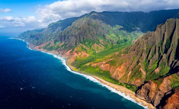 istock Aerial view of an island 1450592644