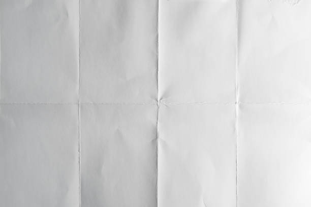 istock White poster paper folded 3 times 1450593087