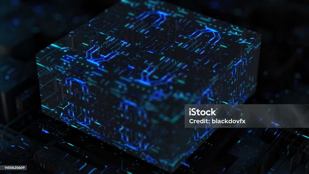 Digital Abstract Processing Information Inside Technological ...