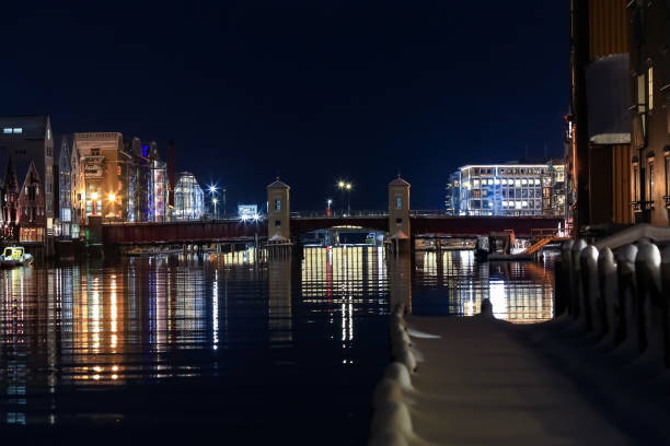 istock Nighty  bridge Bakkebru in Trondheim, Norway 1450628754