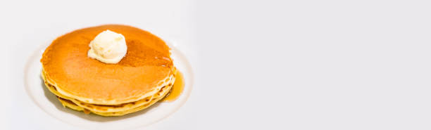 istock Pancakes with plenty of syrup 1450640514