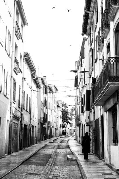 istock black and white street view 1450654716