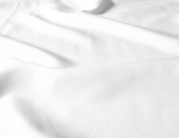 istock Curtain white wave and soft shadow. abstract backround on isolated. 1450659723