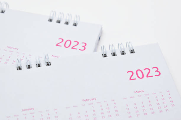 istock white calendar 2023 on white background 1450672592