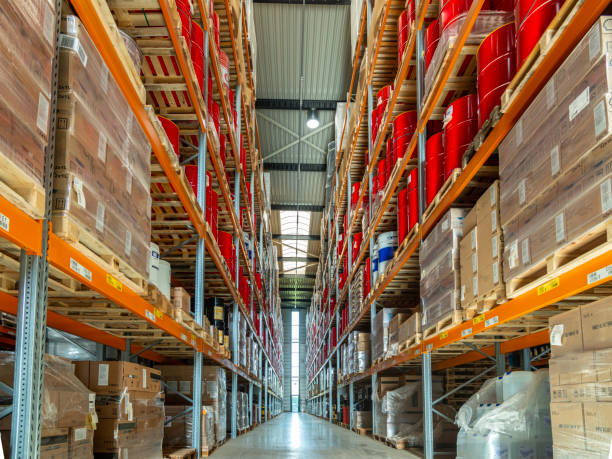 istock Concept; warehouse and economy 1450674371