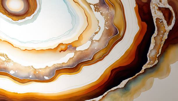 Closeup shot of an agate rock background A closeup shot of an agate rock background agate stock pictures, royalty-free photos & images