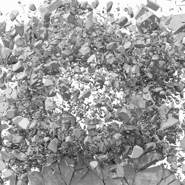 istock explosion background of a concrete wall. 1450682600