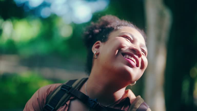 Portrait of adolescents that enjoy trekking while on vacation