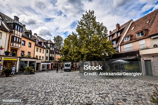 istock Beautiful Architecture Of Old Town Center In Nuremberg, Germany 1450693143