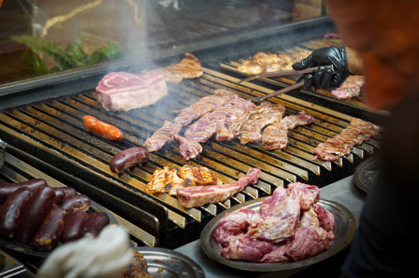 istock Top quality cuts of beef in an  steakhouse 1450695417