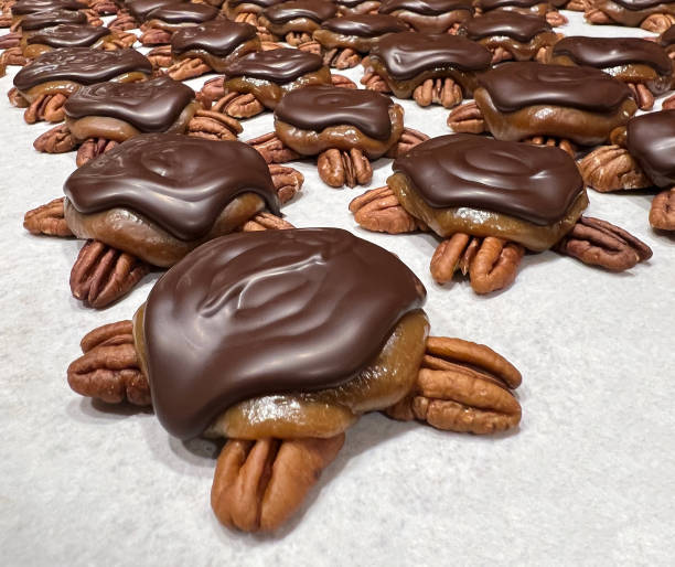 Chocolate Caramel Pecan Turtle Dessert Candies