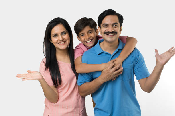 istock Happy Indian family spending leisure time together 1450706154