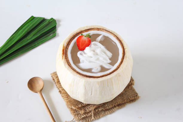 Coconut jelly pudding