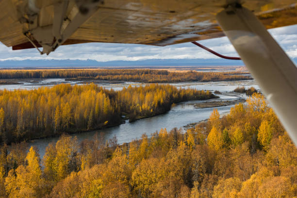Fall in Alaska Plane Ride Talkeetna