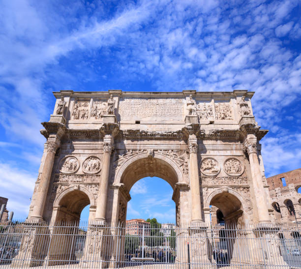 istock The Arch of Constantine in Rome, Italy. 1450717108