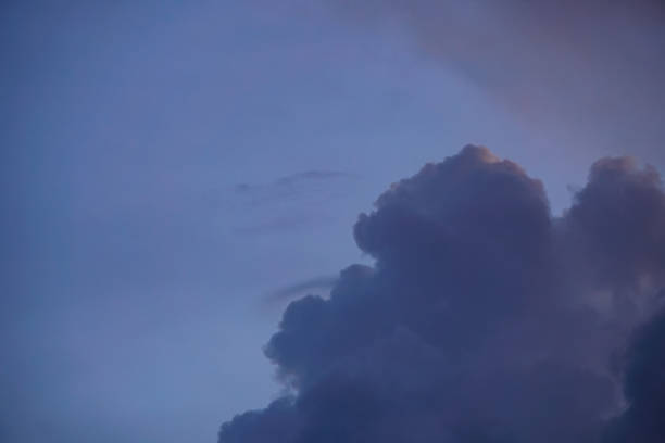 istock The evening sky is purple 1450724704